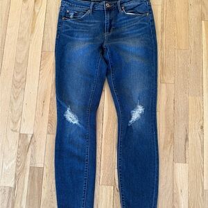 Article of society Women's Blue Distressed Jeans